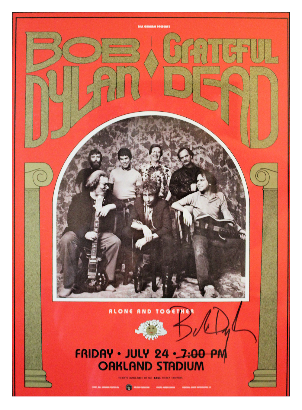 Bob Dylan Bob Dylan Signed Poster